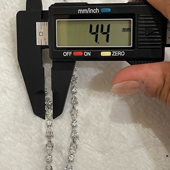 Rare pink crystal beautiful custom designed detachable charm cocktail necklace - Picture 10 of 14